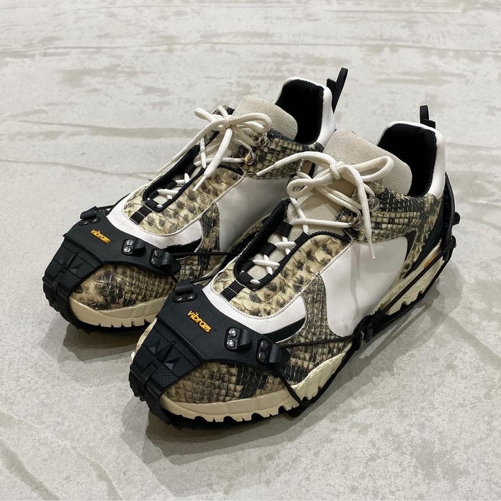 1017 Alyx 9SM Snakeskin ROA Lowtop Boots 43